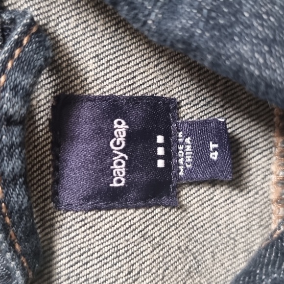 GAP Kids Denim Jacket Denim Blue Girls - Picture 2 of 3